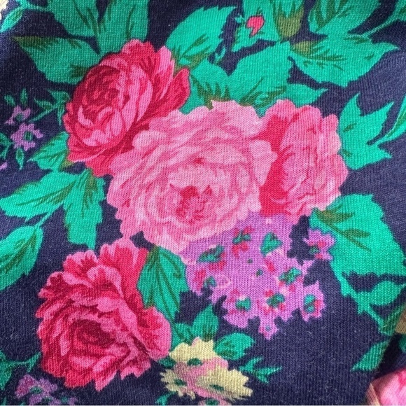 Vintage Floral Co-ord Jos A Bank Romantic Maxi Skirt Set Renaissance Cottagecore - Picture 8 of 16